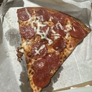 Pepperoni pizza 10pm