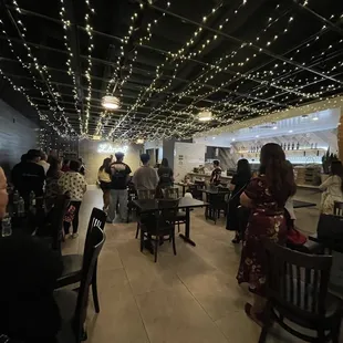 Soft Opening Night-lots of people