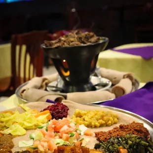 Vegie Combo and Yebeg Girgiro