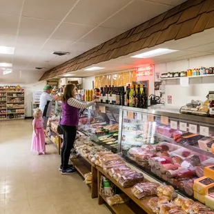 people shopping in a store