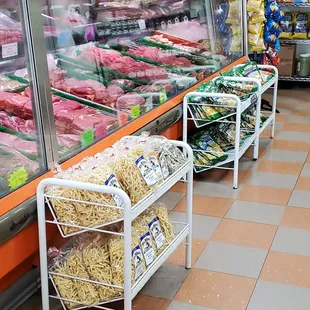 Pasta noodles and other items