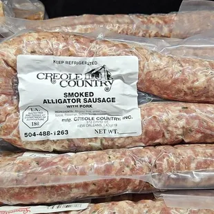 Alligator sausage!