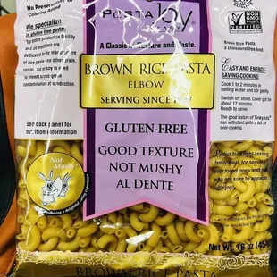 Brown Rice Elbow Macaroni Pasta