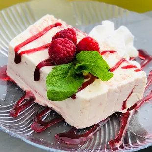 Homemade desserts - like Raspberry freddo
