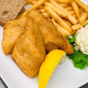 Beer battered haddock
