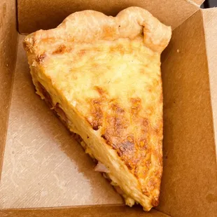 Ham and cheese quiche