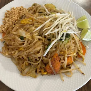 Pad Thai (vegetarian) $11