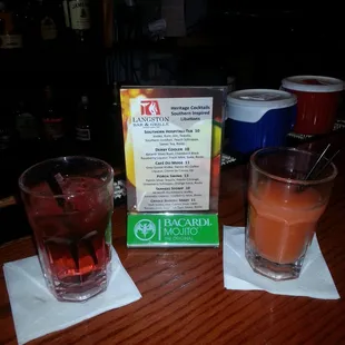Langston Bar Signature Drinks