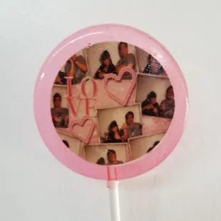 Had these super cute Lollipops made from my own pictures as a engagement gift for my besties!