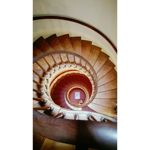 Nice shot of the staircase