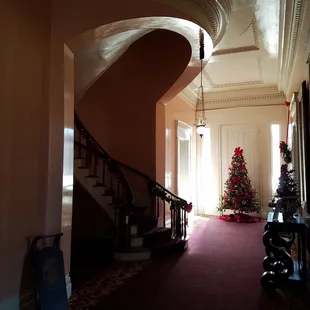 staircase to the upper floors