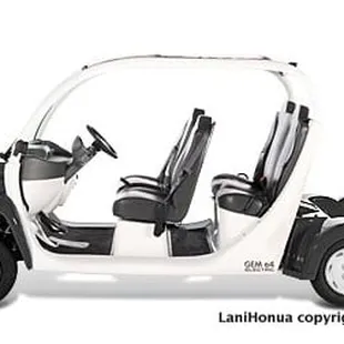 Golf cart for guest use!  4 person electric street legal car (GEM Electric car) can use special golf cart parking spots at beach