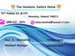 Honolulu Sailors Home