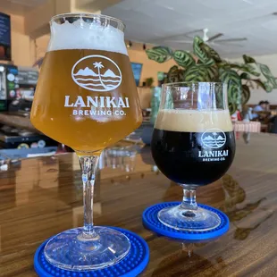 Kainalu gose and Okole Maluna imperial stout
