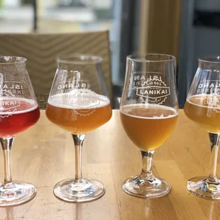 Beers. Just try them all.