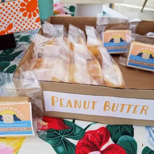 Peanut Butter Mochi... best presentation!