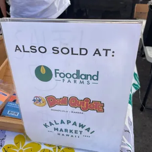 I found them at the farmers market in Kakaako on Saturdays