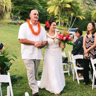 Beautiful bouquet Janet had made by her florist to match aisle and table decor