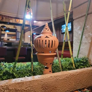 View from dining room to sushi bar