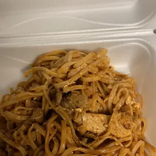 Pad Thai with pork