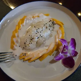 Save room for Thai Sweet Sticky Rice with Mango! Simply delicious.