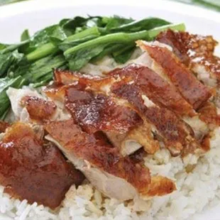 Roasted Duck over rice