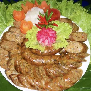Sai Oua (Spicy Herb Sausage)