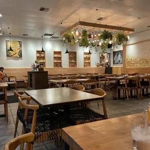 Inside of restaurant. Super cozy!