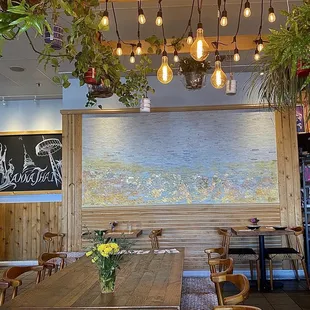 Interior of restaurant