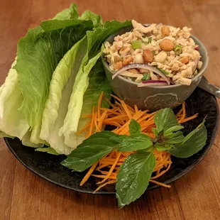 Chicken lettuce wrap