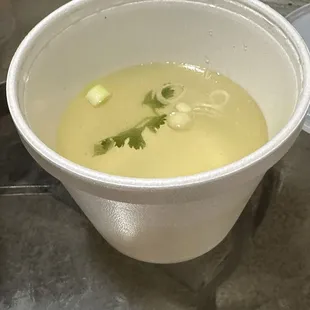 Broth? It came with the 24. Lanna Khao Pad