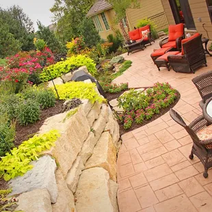 Complete landscape design and construction services available for new construction or backyard renovation.
