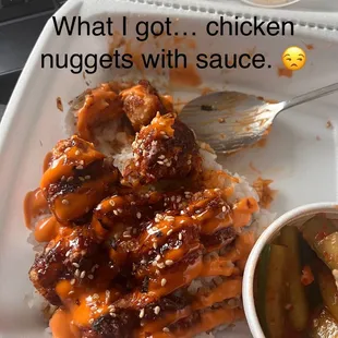 chicken wings and fried chicken, food