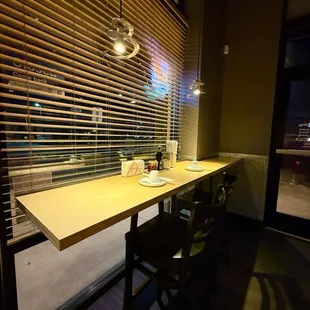 interior, sushi and sashimi