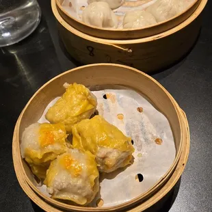 Shiu mai and xiao long bai