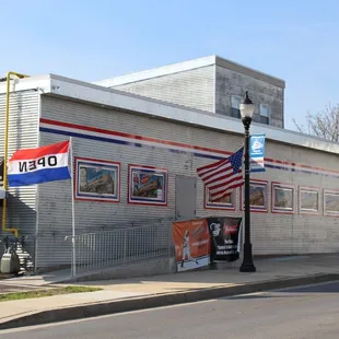 the exterior of the restaurant