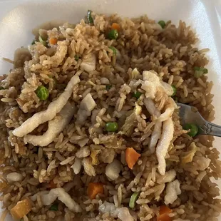 Pork fried rice