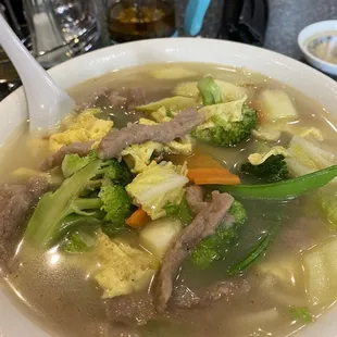 Beef noodle soup