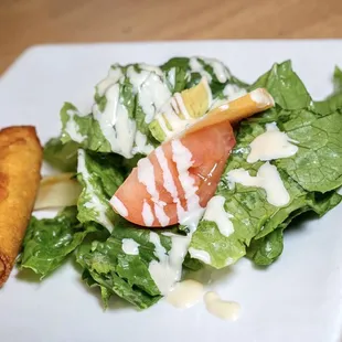 Egg Roll / Salad.