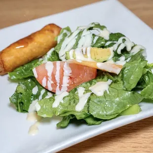 Egg Roll / Salad.