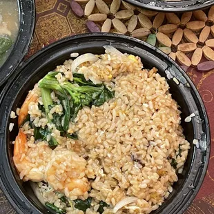 Shrimp fried rice
