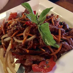 Crispy Basil Duck