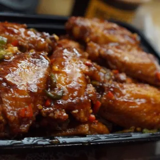 Sweet and Hot Braised Pepper Wings
