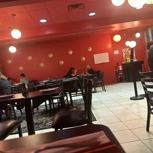 The dining room at Lantern House Asian Bistro.