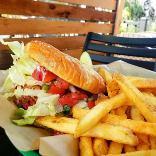 Southwest Chicken Torta