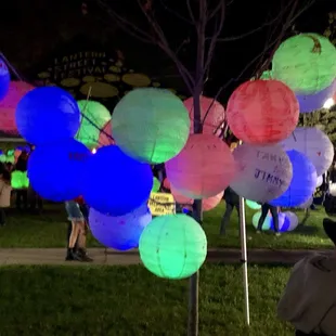 Beautiful Lighted Lanterns...