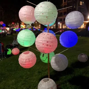 Beautiful Lighted Lanterns...