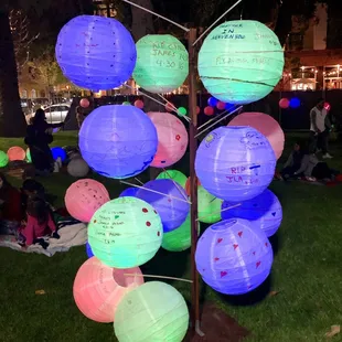 Beautiful Lighted Lanterns...