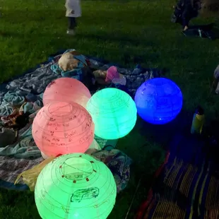 Beautiful Lighted Lanterns...