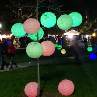 Beautiful Lighted Lanterns...